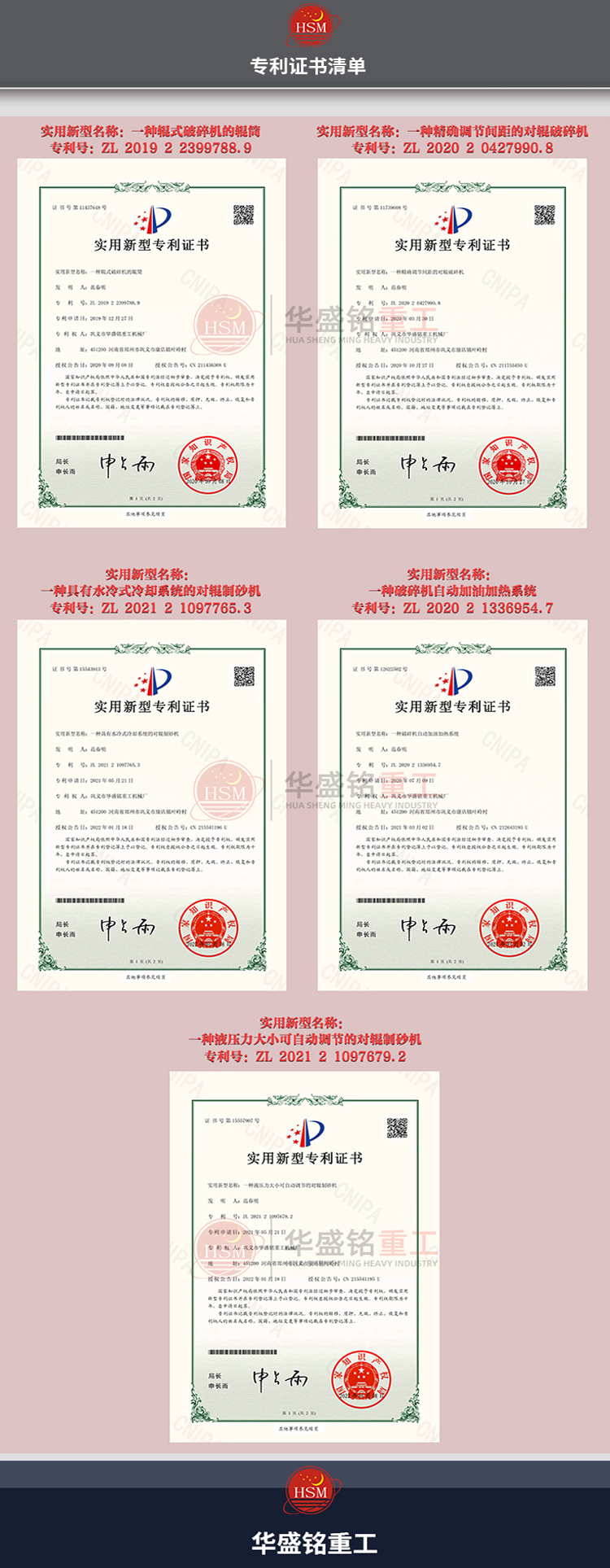 金礦破碎機專利證書 金礦破碎機專利證書